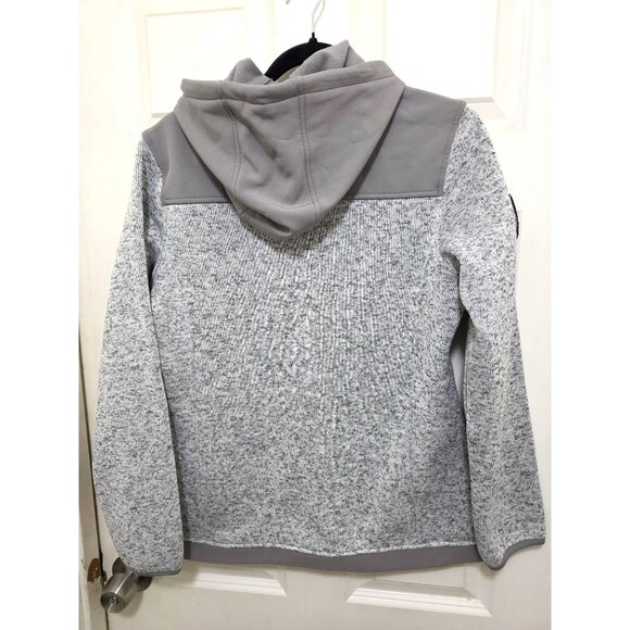 NWT Canada Weather Gear Women's Gray & Light Gray Full-Zip Hoodie Jacket Size s/ - Picture 3 of 10